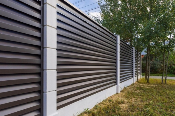 Металевий забор Жалюзі «3-Д»